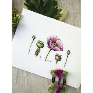 Вышиваем гладью. Поэзия природы 7