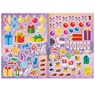 Укрась меня. 8 ёлочек, с наклейками 4