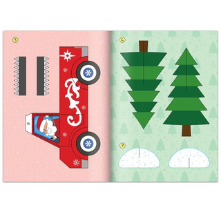 Книга-вырезалка 'Грузовичок Деда Мороза. Новогодние поделки' 2