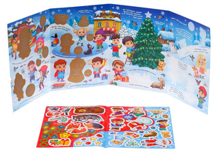 Зимние загадки. Книга с многоразовыми наклейками 2