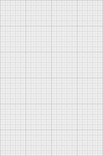 Бумага миллиметровая 1 лист, 40х60 см, синяя