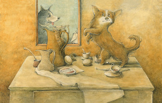 Коржик и Корица одни дома 2