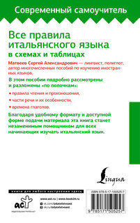 Все правила итальянского языка в схемах и таблицах 2