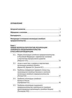 Перспективы легализации семейного предпринимательства. Монография 3
