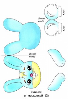 Укрась елку. Зайчик. Новогодние игрушки 3