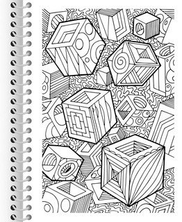 Релакс-раскраска 'Чудесные узоры в стиле Дудл' 3