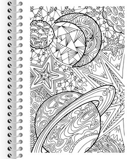 Релакс-раскраска 'Чудесные узоры в стиле Дудл' 5