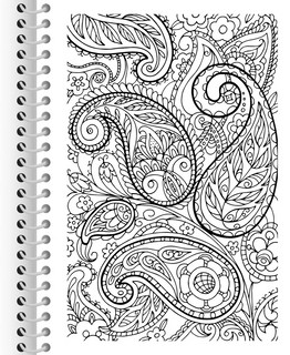 Релакс-раскраска 'Чудесные узоры в стиле Дудл' 6