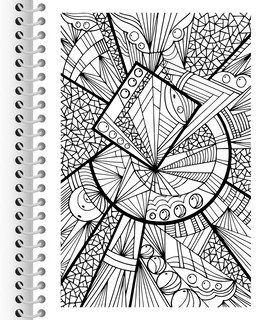 Релакс-раскраска 'Чудесные узоры в стиле Дудл' 7