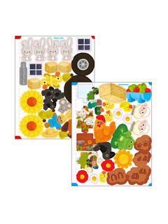 Активити с наклейками. На стройке 4