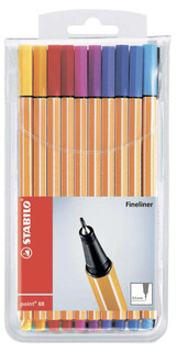 Набор капиллярных ручек STABILO Point 88, 20 цветов