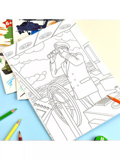 Военная раскраска для мальчиков 'Корабли' 3