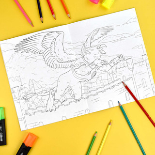 Раскраска 'Фантастические существа' 7+ 2