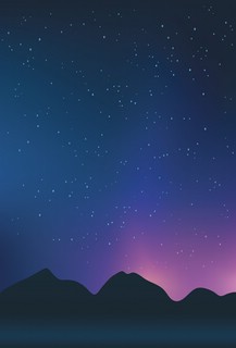 Скетчбук-перевертыш Аниме с градиентными фонами для зарисовок (черно-голубая обложка) 11