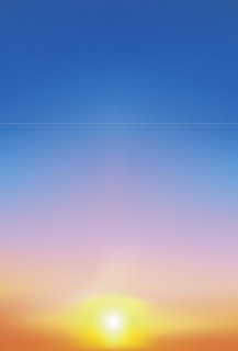 Скетчбук-перевертыш Аниме с градиентными фонами для зарисовок (черно-голубая обложка) 9