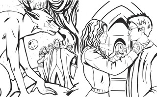 Волшебный мир Гарри Поттера. Раскраска 4