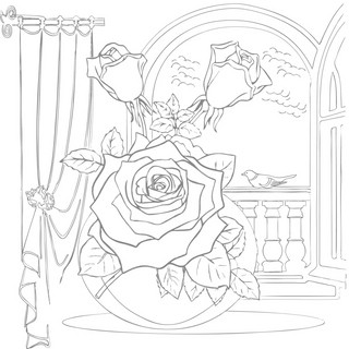 Сюжеты для акварели Юному художнику (щенок) 4