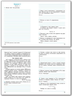 Русский язык. 4 класс. Всероссийская проверочная работа (ВПР). ФГОС 4