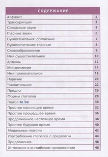 Справочник в таблицах. Английский язык, 1-4 класс 3