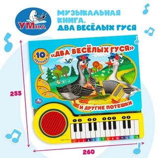 Музыкальная книга 'Два весёлых гуся' 1