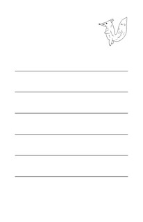 Хитрые лисята. Открытка-раскраска 7