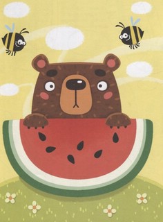 Аппликация пластилином 'Животные' 5