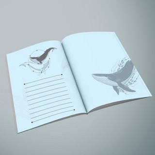 Блокнот позитивного настроения Whale World, артикул 64527-4 2