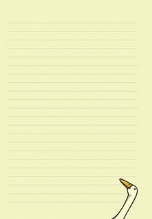 Блокнот c глубоким смыслом с гусями (розовый) 3