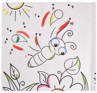 Раскраска 'Рисуем по точкам. Счет от 0 до 10' 3