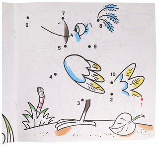 Раскраска 'Рисуем по точкам. Счет от 0 до 10' 5