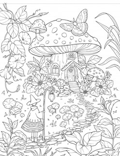Чудесный сад. Мой самый большой альбом раскрасок 4