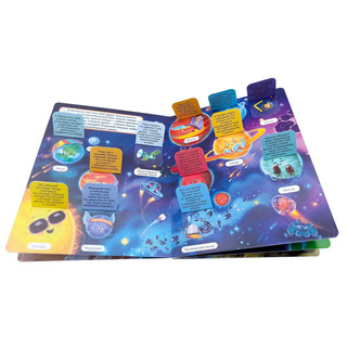 Космос. Книжка для малышей с окошками BimBiMon 6