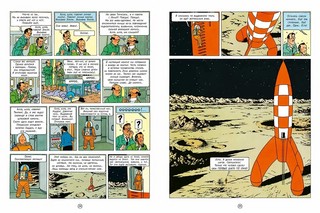 Приключения Тинтина. Первые шаги по Луне. Приключенческий комикс 3