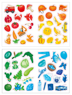 Изучаем цвета, слова, цифры с наклейками и заданиями 5