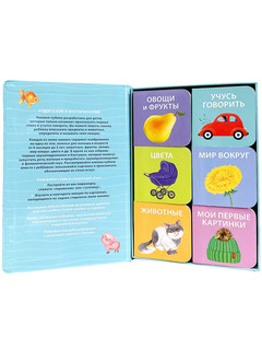Первая книга малыша. 6 книжек-кубиков 2