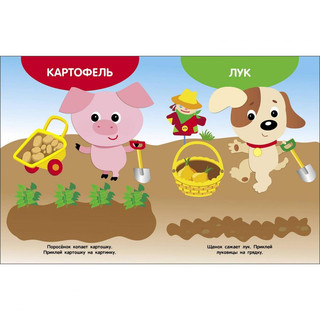 Мои первые наклейки 1+ Овощи 3