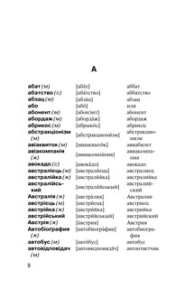 Популярный украинско-русский русско-украинский словарь с произношением 8