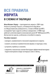 Все правила иврита в схемах и таблицах 15