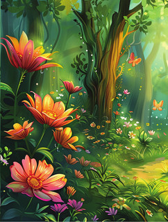 Читательский дневник 'Волшебный лес' мышка с книжкой 5