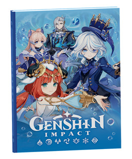 Блокнот с цитатами 'Genshin Impact Фурина и Нилу' А3, 56 листов