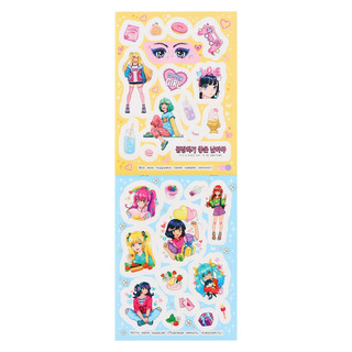 100 Наклеек Аниме one love 5