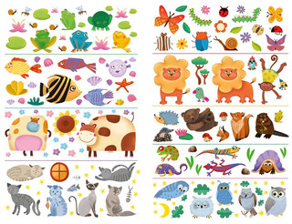 Животный мир. Переводные картинки 5