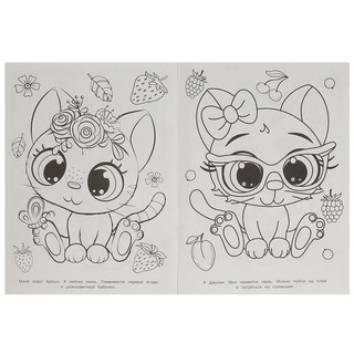 Раскраска Забавные котята, 16 стр. Умка 978-5-506-09245-2 4