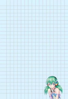 Блокнот Аниме 'Волшебный мир' (девочка с розовыми волосами) 8