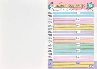 Дневничок для девочек Пухлые коты, А5, 48 листов 2