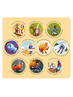 Английский язык. Тренажер-перевертыш для отработки навыков чтения 7