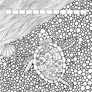 Раскраска Relax (девочка и месяц из сыра) 7