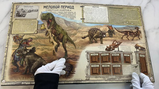 Динозавры, Подарочная интерактивная энциклопедия с окошками, 3D-элементами и pop-up фигурами 8