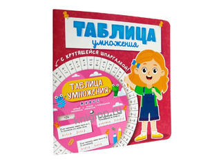 Таблица умножения с крутящейся шпаргалкой. Для девочек 2