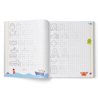 Прописи в клеточку 'Фигуры и узоры' 5+ 2